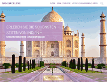 Tablet Screenshot of indien-deluxe.com